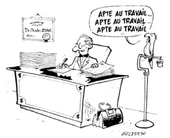 Apte au travail