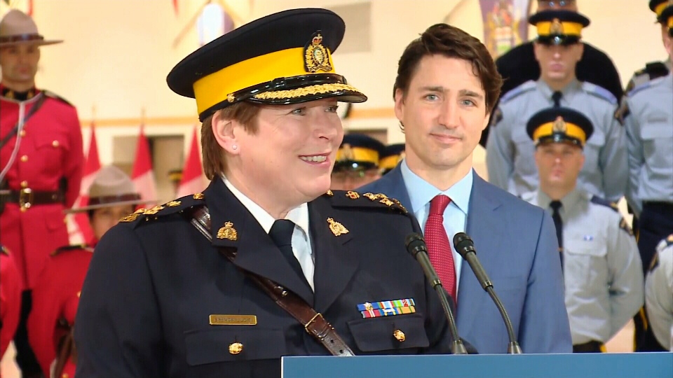 Brenda LUCKI with criminal Justin TRUDEAU